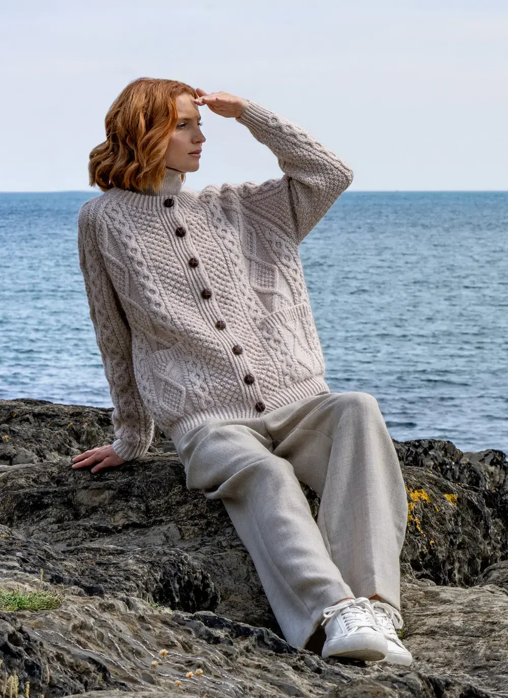 Traditional Hand-Knit Aran Lumber