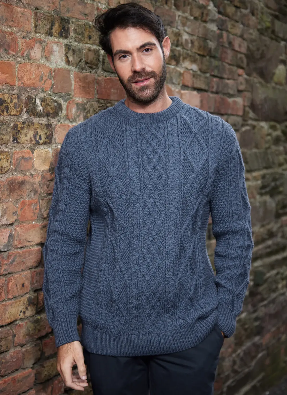 Personalized Blarney Diamond Aran