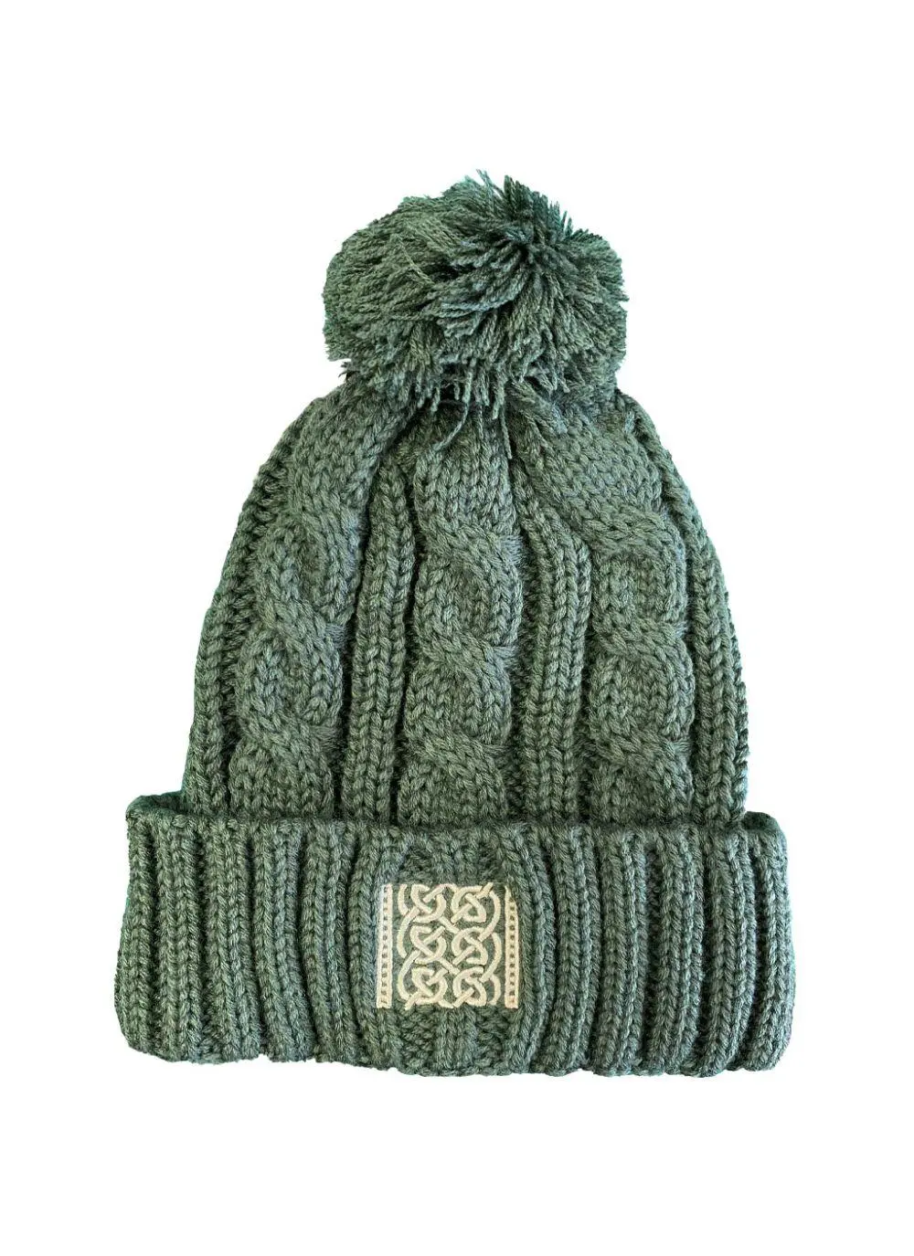 Aran Pom-Pom Beanie