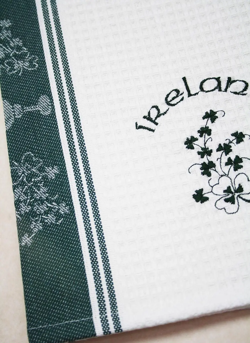 Ireland Embroidered Kitchen Towels Set of 2