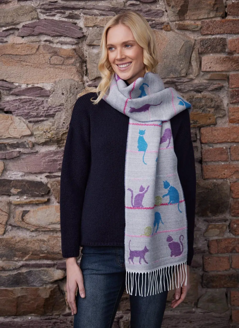 Cats at Play Scarf