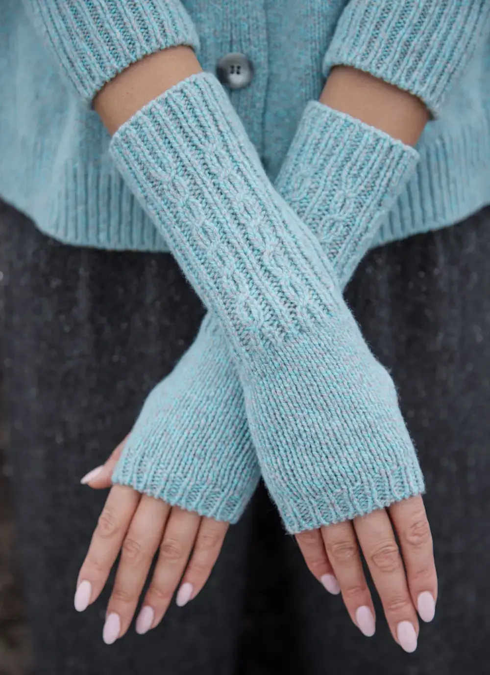 Fisherman Wool Cashmere Handwarmers