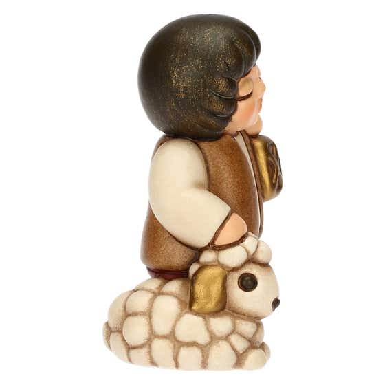 Child with ceramic lantern Cla&szlig;ic Nativity Scene