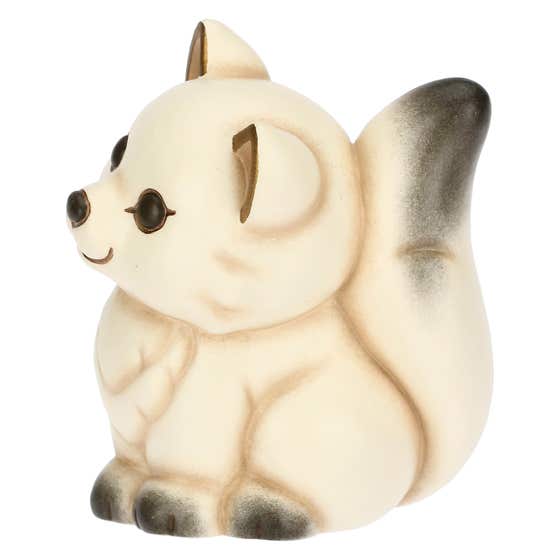 Inverno Incantato ceramic Perla white fox, small