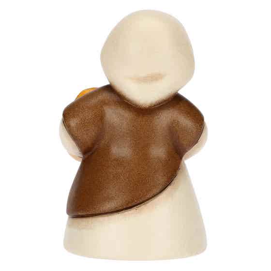Presepe Cla&szlig;ico ceramic woman with chestnuts white