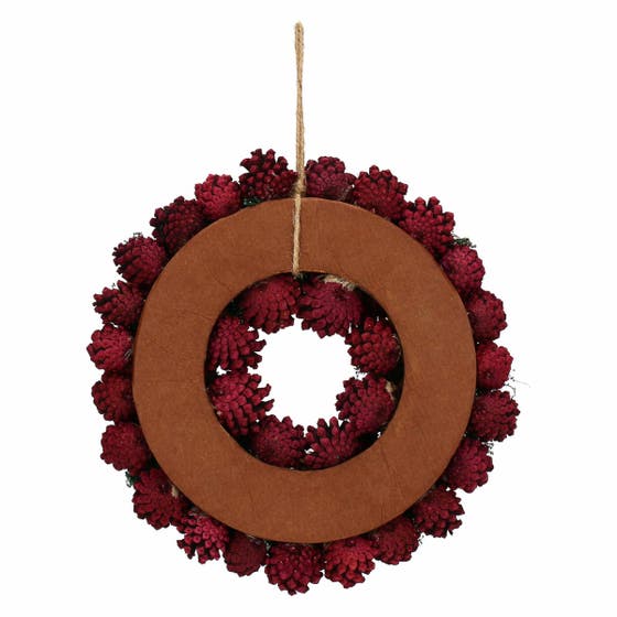 Red Christmas wreath