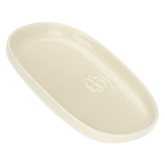 Porcelain four-leaf clover small plate