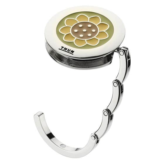 Country bag hook with sunflower