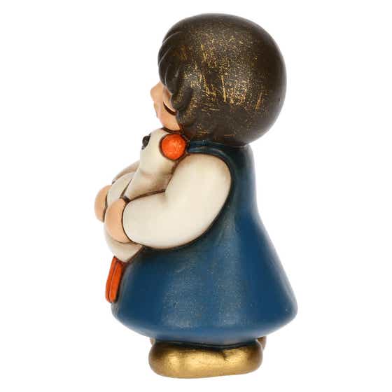 Presepe Cla&szlig;ico Ceramic girl with goose