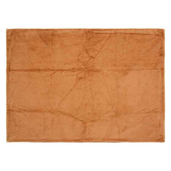 Basket and plaid set, caramel