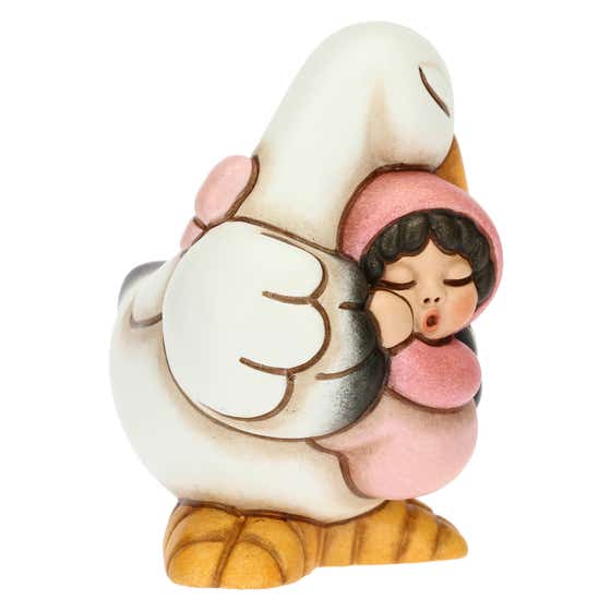 Birth stork with baby girl