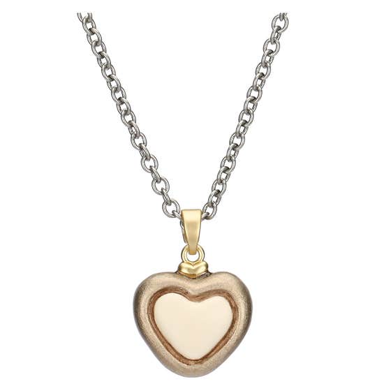 Ceramic heart necklace