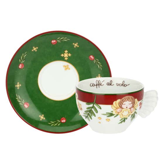 Sorprese di Natale set of 2 medium porcelain cups
