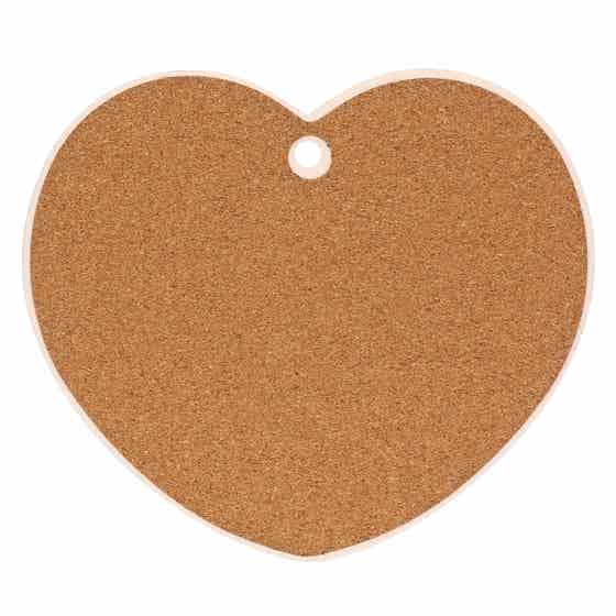Porcelain heart trivet