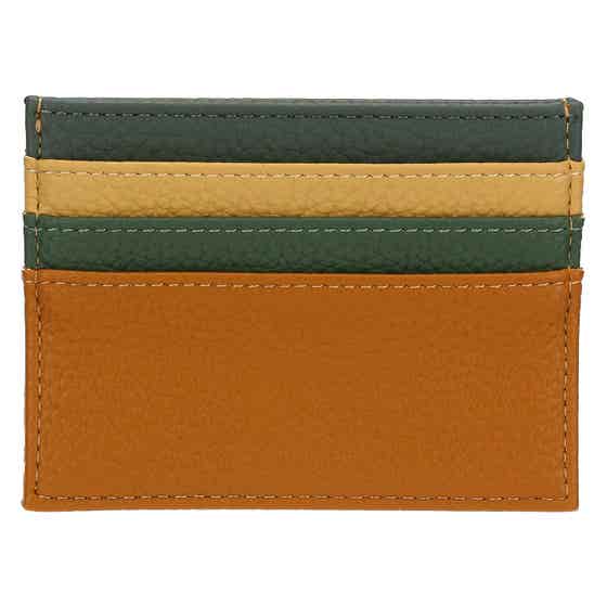 Faux leather card holder, men