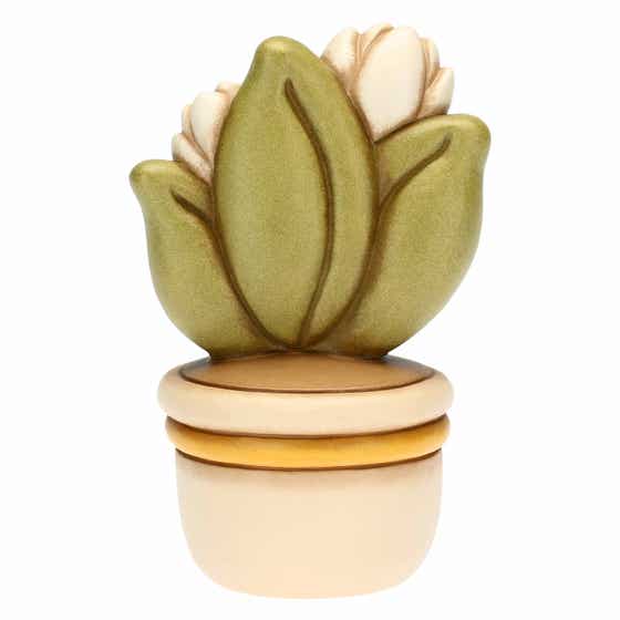 Flowerpot ornament with flowers - Thank You