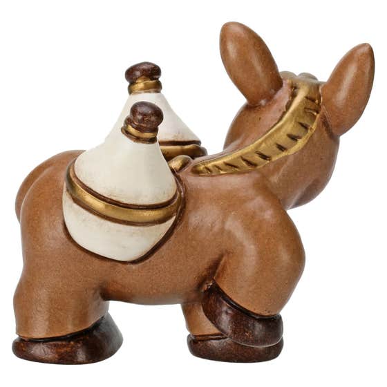 Donkey with flasks for Traditional Nativity Scene