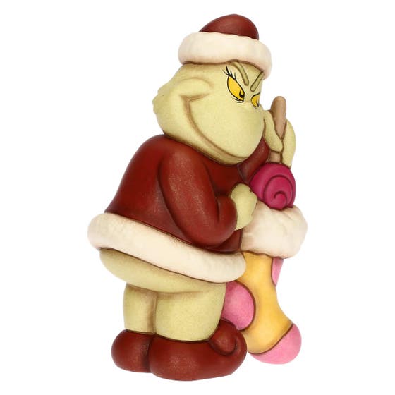 Grinch with ceramic sock, medium