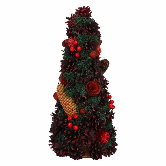 Mini red Christmas tree