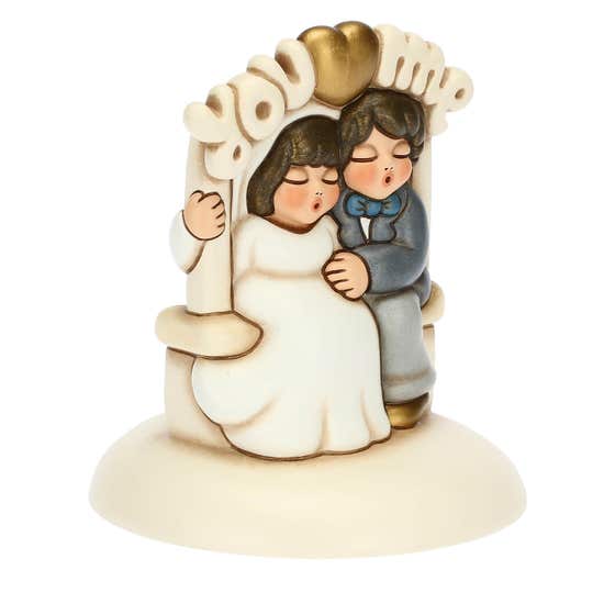 Cla&szlig;ic newlyweds cake topper