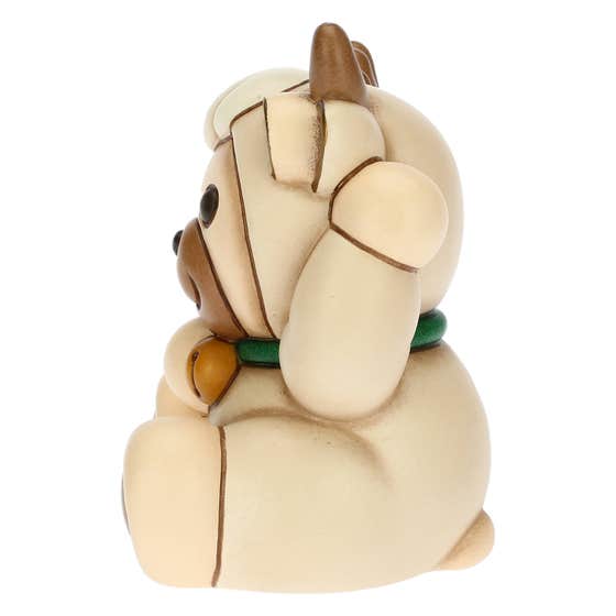 Ceramic Teddy dre&szlig;ed as a reindeer, small