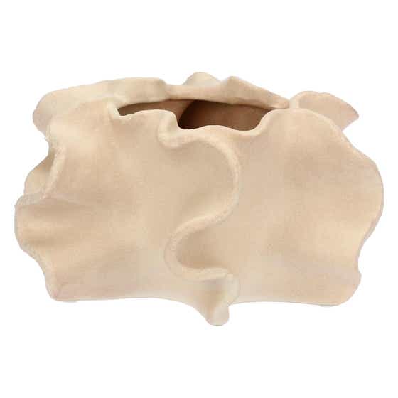 Mare da Amare white ceramic cachepot, big