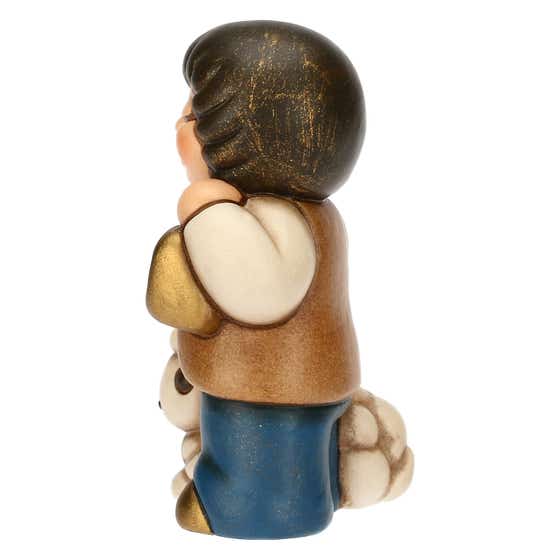 Child with ceramic lantern Cla&szlig;ic Nativity Scene