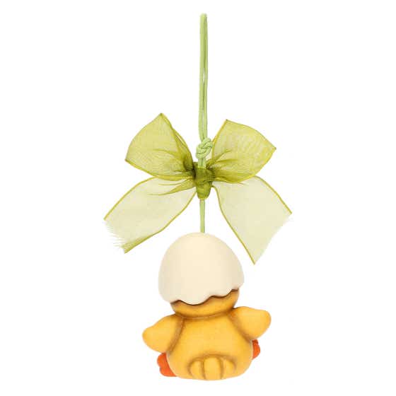 Polly chick decoration in ceramic