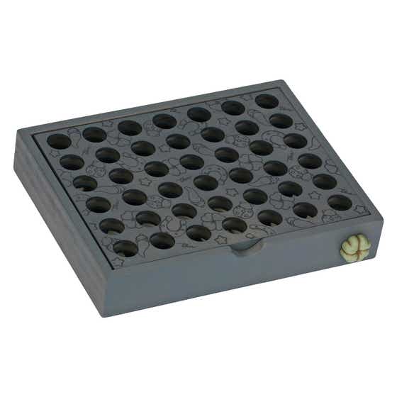 Wooden and ceramic "Merge 4" game