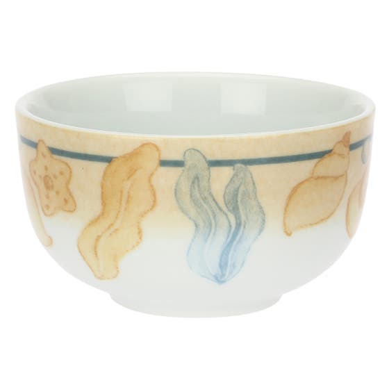 Mare da amare set of 4 porcelain bowls with tray