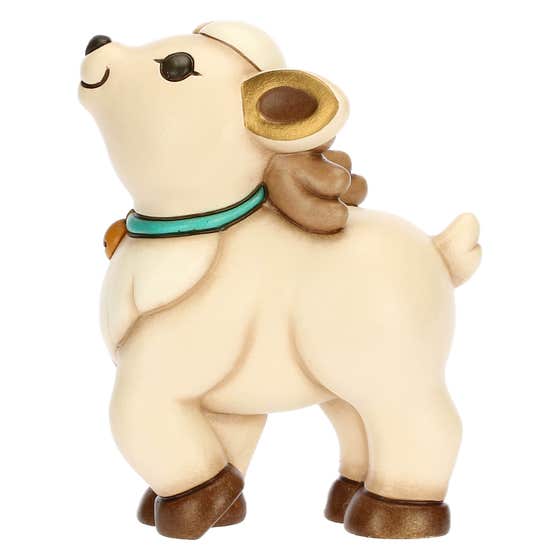 Ceramic standing Robin Reindeer, medium