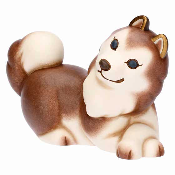 Ceramic Alaskan Husky, medium