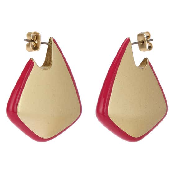 Drop Resin Pin Earrings