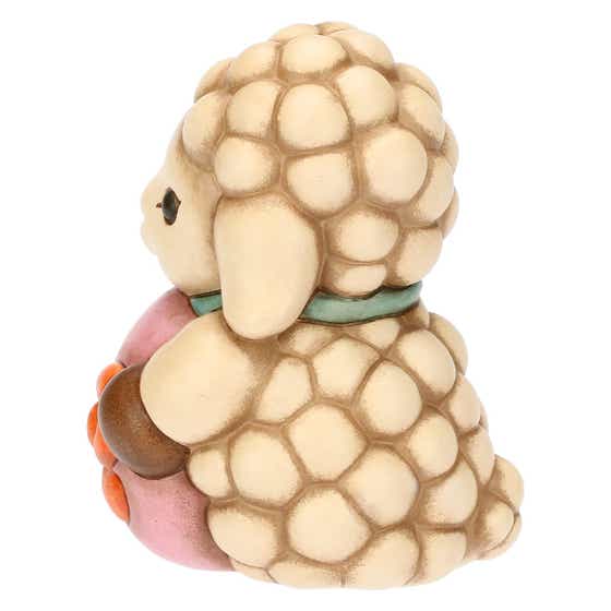 Sorprese di Pasqua ceramic Nelly little lamb with egg, medium