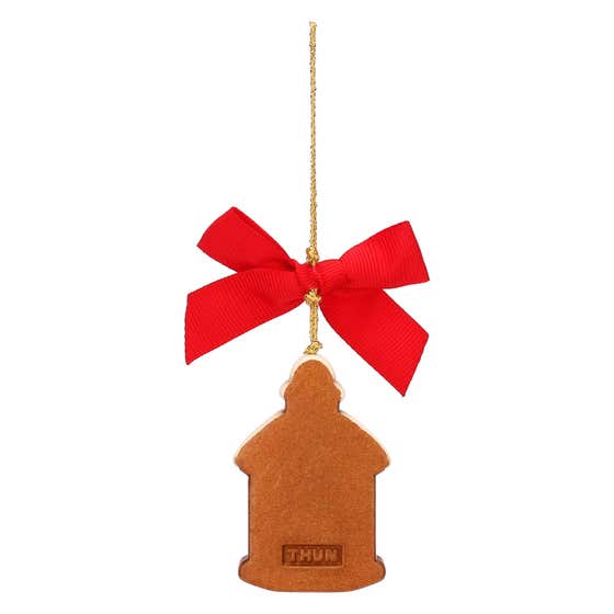 Small ceramic lantern Christmas decoration