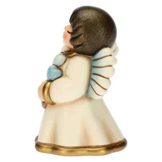 Little boy angel with hearts