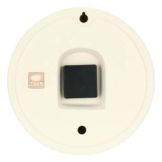 Ceramic clock with daisies and bow