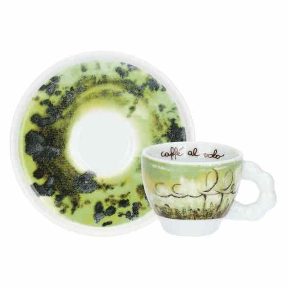 Set of 6 espre&szlig;o cups with saucers, Vogliadi