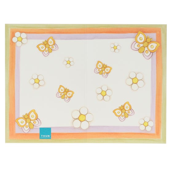 Spring butterflies greeting card