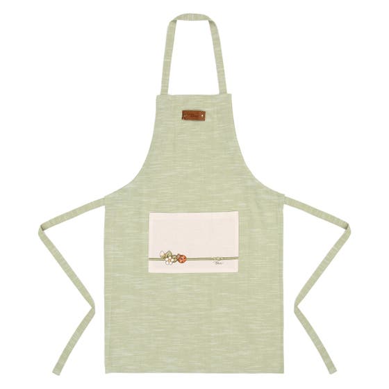 Country Bloom potholder, glove, apron set with box