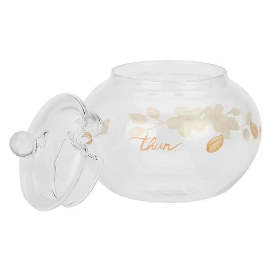 Mini gla&szlig; honey jar