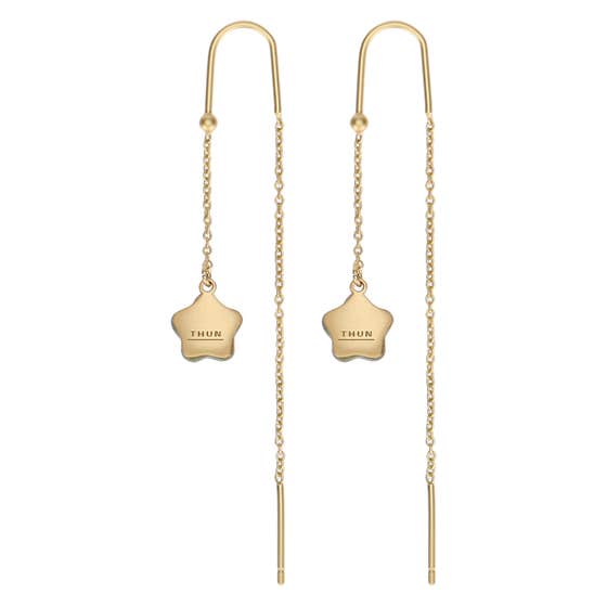 Ceramic Star Drop Earrings