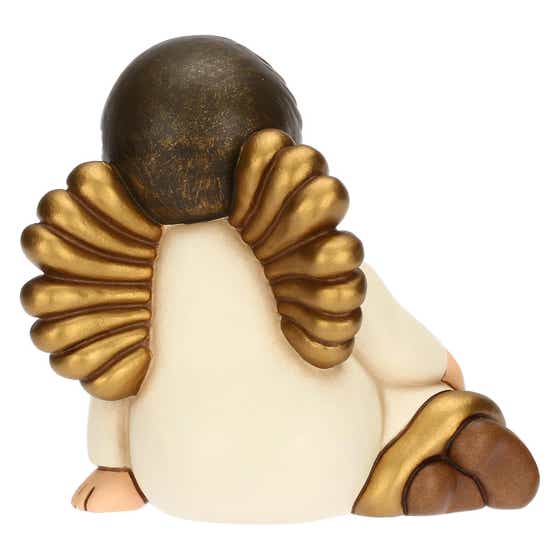 Tr盲umender Engel aus Keramik Volami nel cuore