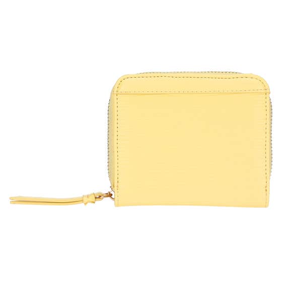 Small, yellow eco-leather wallet