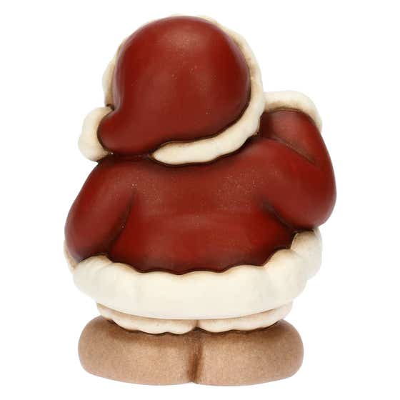 Santa Claus with ceramic lantern, small