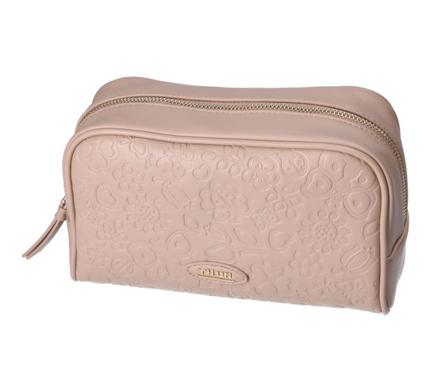 Sempre con me beige faux leather bag