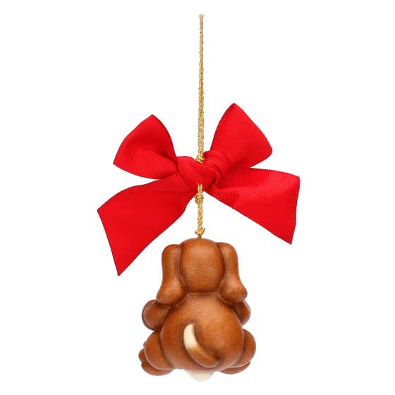 Large ceramic Christmas decoration of the dog Todo