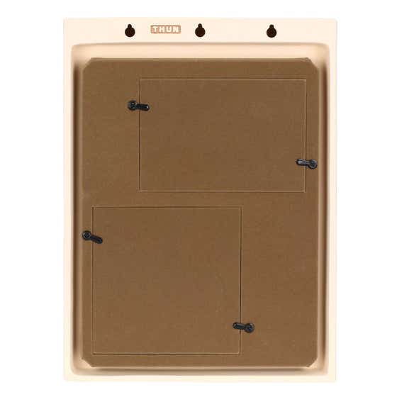 Ceramic hand print photo frame with Angel and Teddy