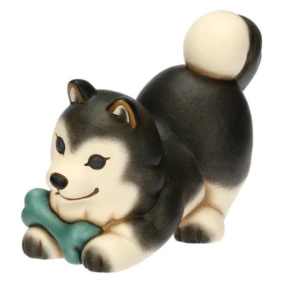 Husky Polo with Ceramic Bone, Medium