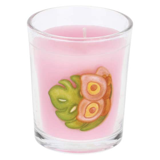 We Are Jungle butterfly candle with leopard - pineapple